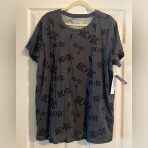 Torrid AC/DC Shirt -Size 2